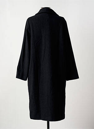 Manteau long coupe cintrée sans capuche noir LA FEE MARABOUTEE femme