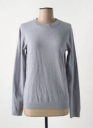 Pull resserrée sur le bas manches longues gris COMPAGNIA DEL CACHEMIRE femme