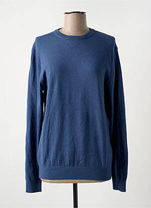 Pull stretch manches longues bleu COMPAGNIA DEL CACHEMIRE femme