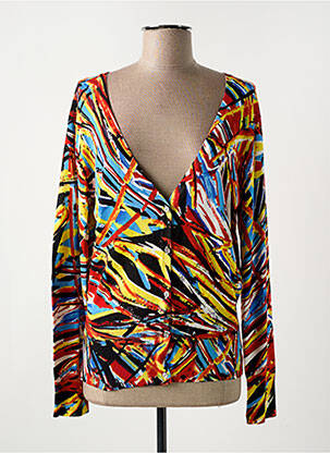 Gilet manches longues jaune SO ABSOLUE pour femme