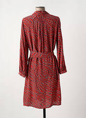 Robe mi-longue orange ONE STEP pour femme seconde vue