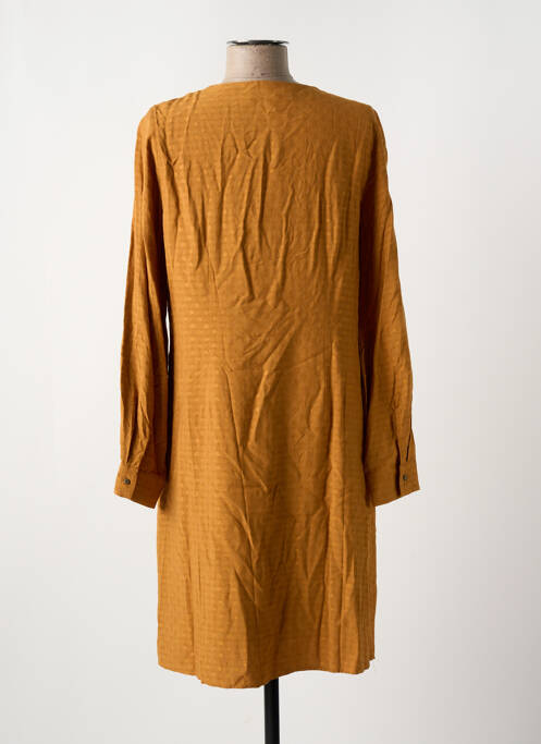 Robe courte jaune LA FEE MARABOUTEE pour femme