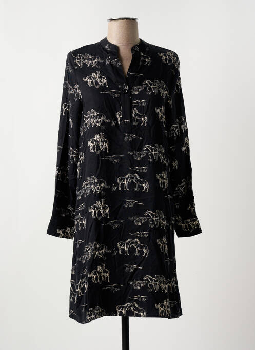 Robe courte noir LA FEE MARABOUTEE pour femme