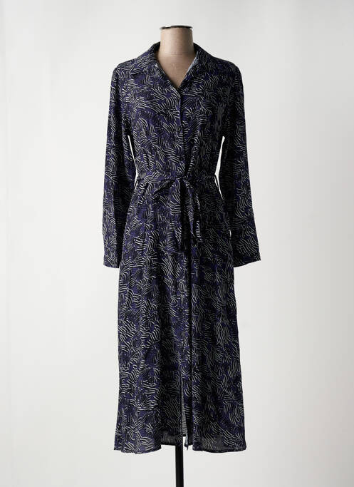 Robe longue bleu LA FEE MARABOUTEE pour femme