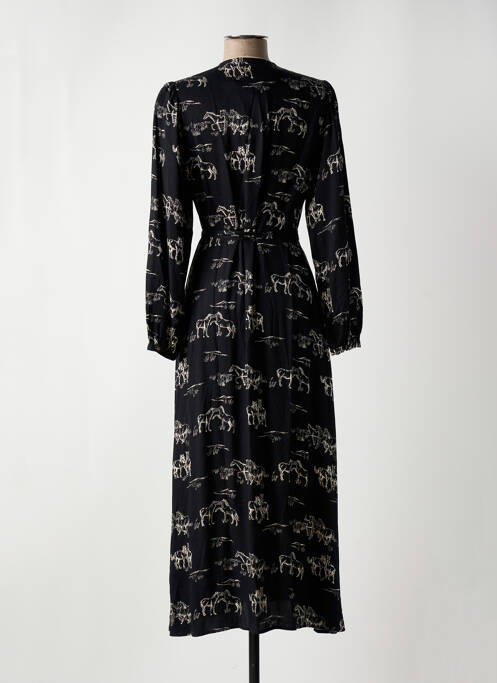 Robe longue noir LA FEE MARABOUTEE pour femme