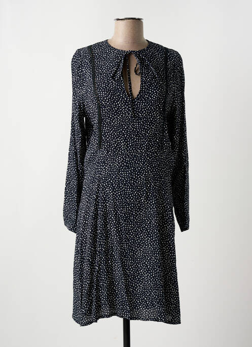 Robe mi-longue noir LA FEE MARABOUTEE pour femme