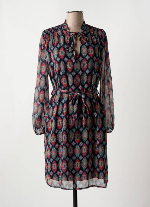 Robe mi-longue noir LA FEE MARABOUTEE pour femme