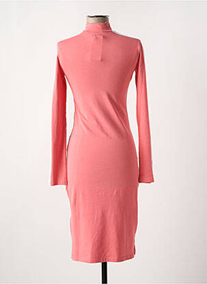 Robe mi-longue manches longues manches longues rose FILA femme