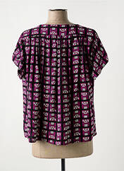 Blouse violet LA FEE MARABOUTEE pour femme seconde vue