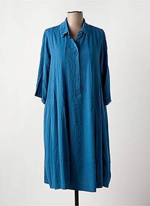 Robe Manches 3/4 La Fée Maraboutée Taille 40 - Bleu - Excellent état - 100% Polyester