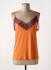 Top orange FRANCOISE SAGET pour femme seconde vue