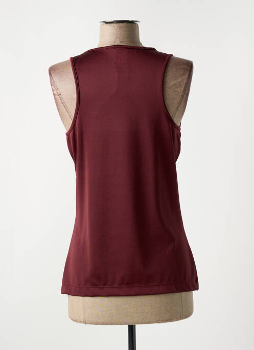 Top/caraco effet matière satinée marron WOLFORD femme