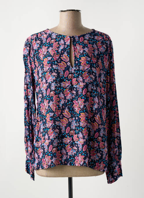 Blouse bleu LA FEE MARABOUTEE pour femme