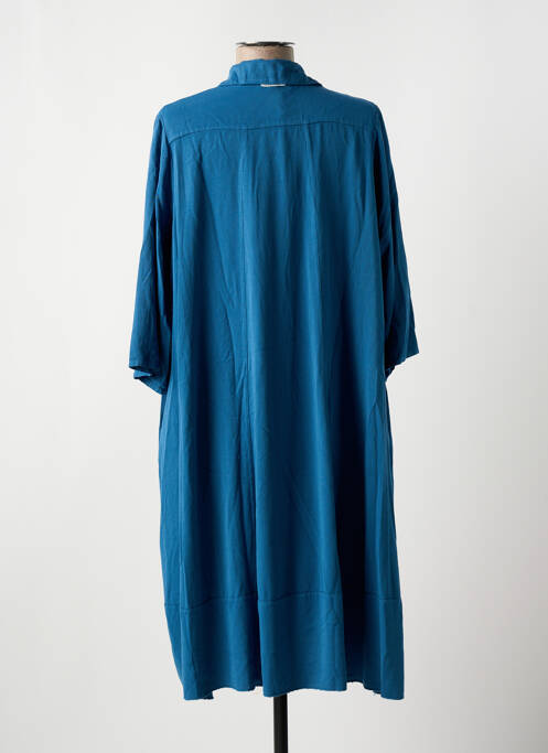 Robe mi-longue bleu LA FEE MARABOUTEE pour femme