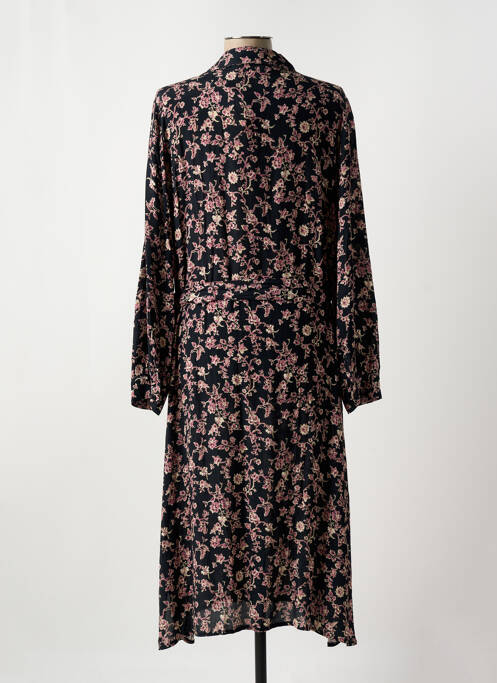 Robe mi-longue noir LA FEE MARABOUTEE pour femme