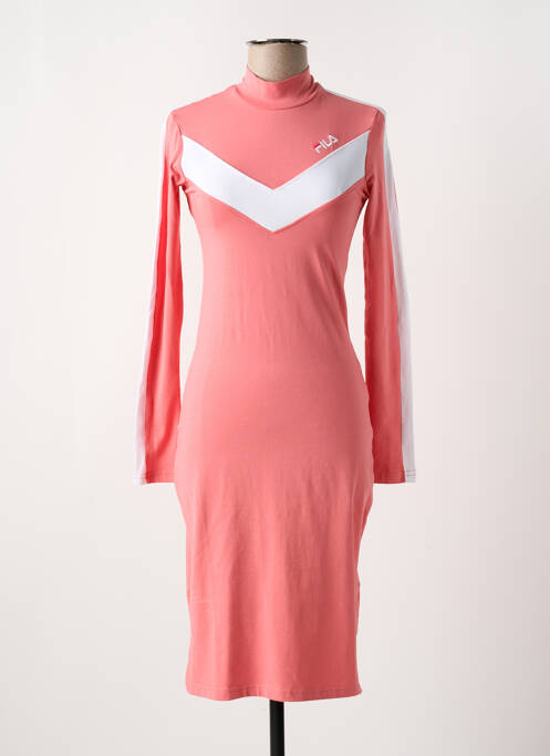 Robe mi-longue rose FILA pour femme