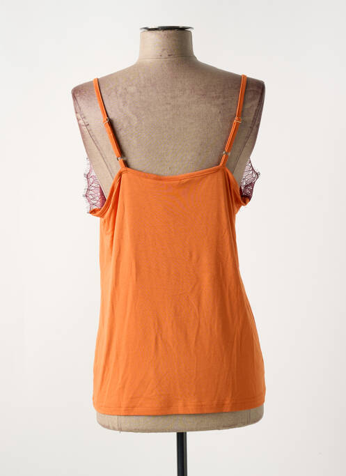 Top orange FRANCOISE SAGET pour femme