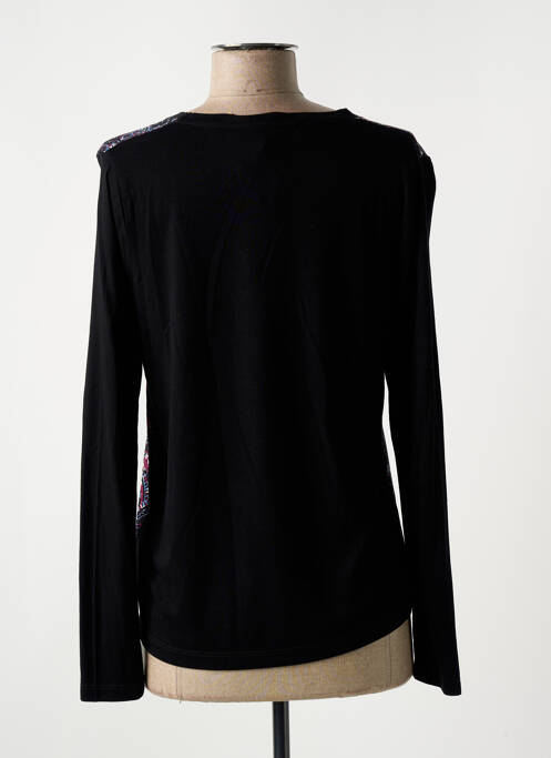 T-shirt noir LA FEE MARABOUTEE pour femme