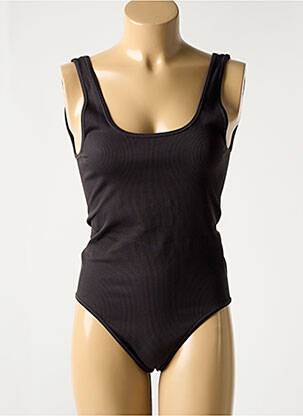 Body sérigraphie fines bretelles noir WOLFORD femme