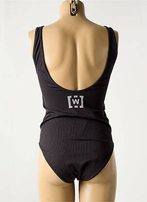 Body sérigraphie fines bretelles noir WOLFORD femme