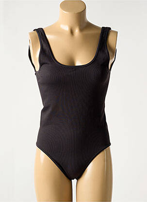 Body sérigraphie fines bretelles noir WOLFORD femme