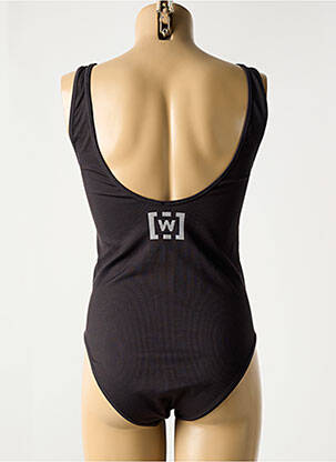 Body sérigraphie fines bretelles noir WOLFORD femme
