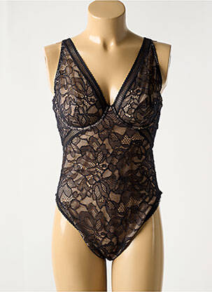 Body lingerie broderie noir WOLFORD femme