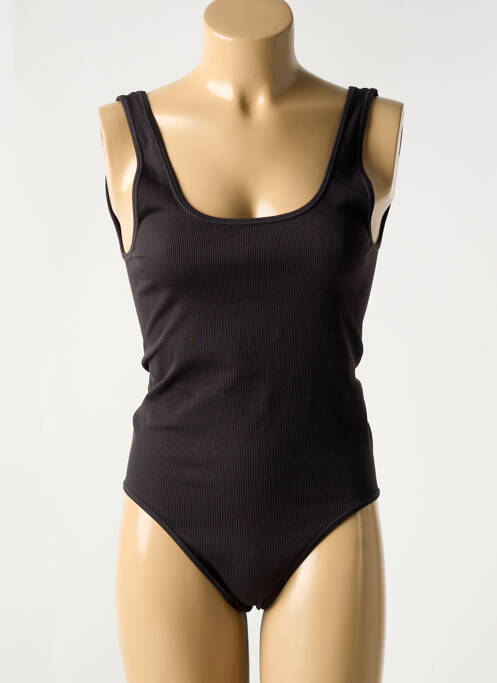 Body sérigraphie fines bretelles noir WOLFORD femme