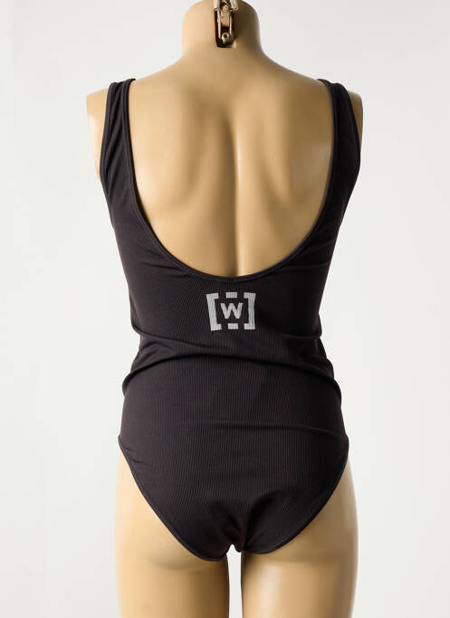 Body sérigraphie fines bretelles noir WOLFORD femme
