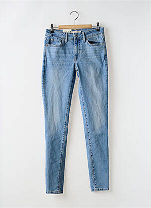 Jeans coupe slim stretch taille haute bleu LEVIS femme