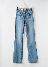 Jeans coupe droite stretch taille normale bleu LEVIS femme