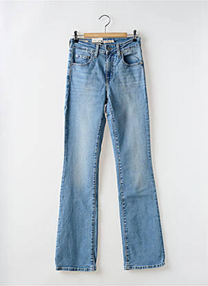 Jeans coupe droite stretch taille normale bleu LEVIS femme