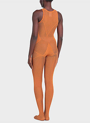 Combi-pantalon sans manche sans manche orange WOLFORD femme