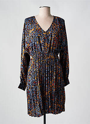 Robe courte manches longues manches longues gris LOLA ESPELETA femme