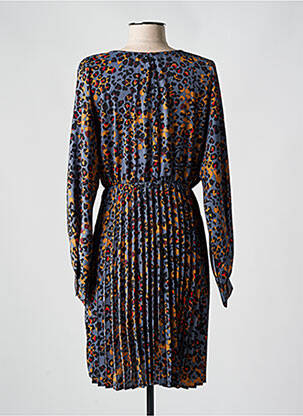 Robe courte manches longues manches longues gris LOLA ESPELETA femme
