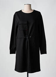 Robe courte manches longues manches longues noir MD'M femme