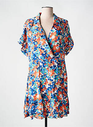 Robe courte manches courtes manches courtes orange MOLLY BRACKEN femme