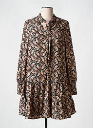Robe courte manches longues manches longues noir MOLLY BRACKEN femme