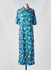 Robe mi-longue bleu AN' GE pour femme seconde vue