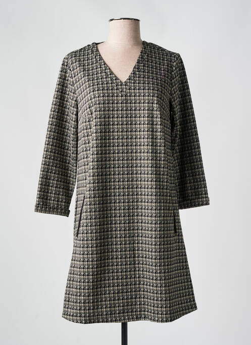 Robe courte manches 3/4 manches 3/4 noir LOLA ESPELETA femme