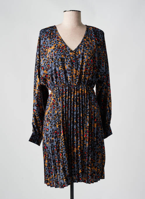 Robe courte gris LOLA ESPELETA pour femme