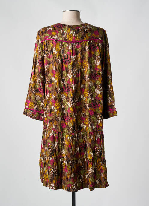 Robe courte marron LOLA ESPELETA pour femme