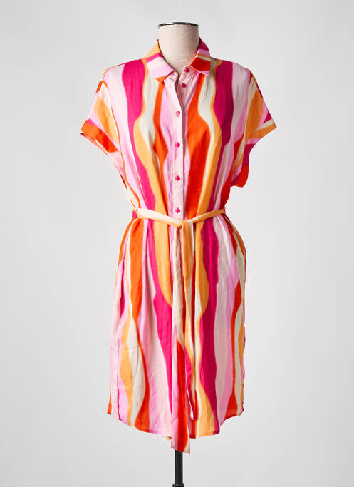 Robe courte rose VERO MODA pour femme
