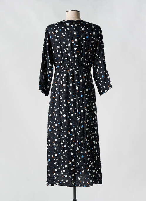 Robe mi-longue noir LOLA ESPELETA pour femme