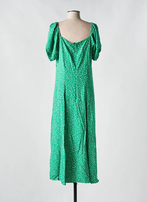 Robe mi-longue vert SALSA femme