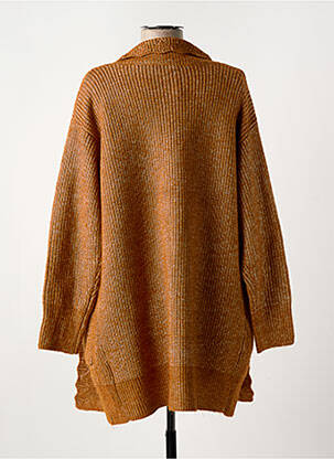 Gilet manches longues manches longues marron MD'M femme