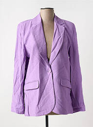 Blazer poches violet ANGE femme