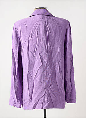 Blazer poches violet ANGE femme