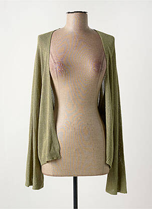 Gilet manches longues manches longues vert MOLLY BRACKEN femme
