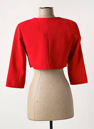 Veste casual col rond rouge HIPPOCAMPE femme
